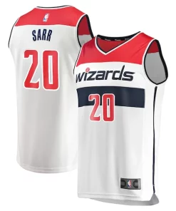 Alexandre Sarr Washington Wizards Youth Fast Break Replica Player Jersey Association Edition White Superbe