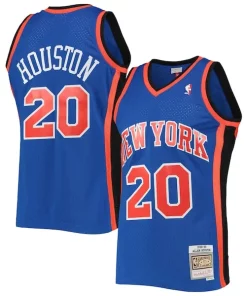 Allan Houston New York Knicks Hardwood Classics Tendance Swingman Jersey Blue
