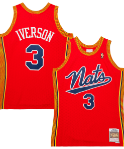 Allen Iverson Philadelphia 76ers 2004/05 Hardwood Classics Swingman Jersey Red Élégant