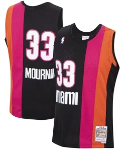 Alonzo Mourning Miami Heat 2005/2006 Hardwood Classics Swingman Charming Jersey Black