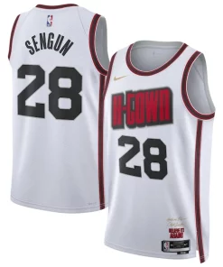 Alperen Authentique Sengun Houston Rockets Nike Unisex 2024/25 Swingman Player Jersey City Edition White