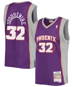 Amar'e Luxueux Stoudemire Phoenix Suns 2001/02 Hardwood Classics Swingman Jersey Purple/White