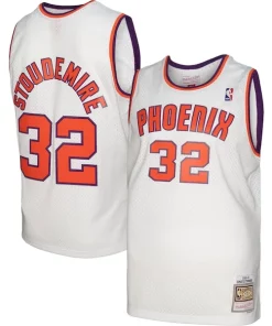 Amar'e Stoudemire Phoenix Suns 2001/02 Hardwood Unique Classics Swingman Jersey White/Purple