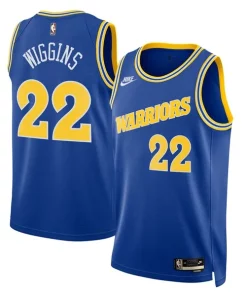 Andrew Wiggins Golden State Warriors Nike Swingman Jersey Classic Edition Blue Classique