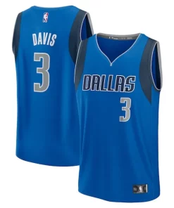 Anthony Davis Dallas Mavericks Bold Youth Fast Break Replica Player Jersey Royal