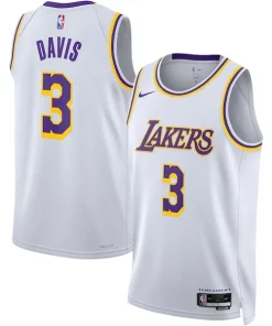 Anthony Davis Los Angeles Lakers Nike Élégant Unisex Swingman Jersey Association Edition White