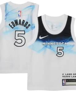 Anthony Edwards Minnesota Timberwolves Nike Toddler 2024/25 Swingman Player Jersey City Edition Sophistiqué White