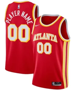 Atlanta Exceptionnel Hawks Nike 2020/21 Swingman Custom Jersey Icon Edition Red