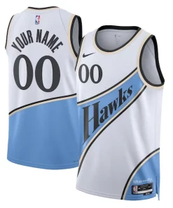 Atlanta Hawks Nike Unisex 2024/25 Custom Swingman Jersey City Collectible Edition White