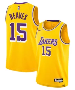 Austin Reaves Los Angeles Lakers Luxueux Nike Youth Swingman Jersey Icon Edition Gold