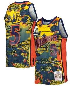 Baron Davis Golden State Warriors Hardwood Classics Lunar New Year Swingman Jersey Blue Stylish
