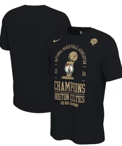 Boston Celtics Nike 18 Time NBA Distingué Finals Champions Locker Room T Shirt Black