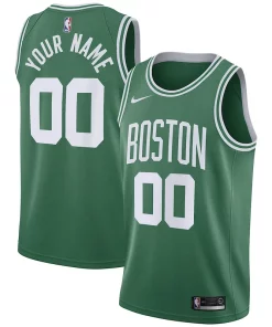 Boston Celtics Nike 2020/21 Swingman Custom Jersey Icon Edition Kelly Green Exquisite
