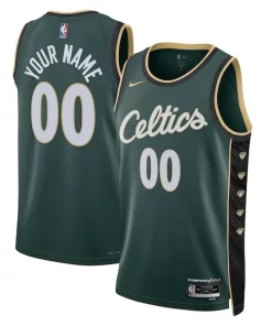 Boston Celtics Nike Unisex 2022/23 Swingman Custom Jersey City Edition Kelly Vibrant Green