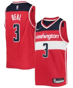 Bradley Beal Washington Wizards Nike Youth 2021/22 Diamond Swingman Jersey Icon Edition Red Prime