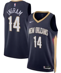 Brandon Ingram New Orleans Pelicans Nike Unisex Swingman Prime Jersey Icon Edition Navy