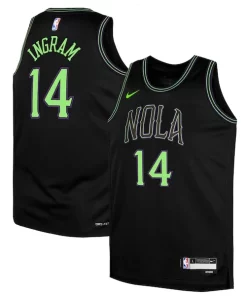 Brandon Ingram New Orleans Pelicans Nike Youth Swingman Replica Jersey City Edition Black Tendance