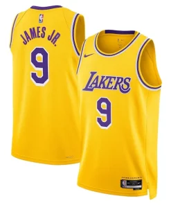 Bronny James Los Angeles Lakers Nike Unisex 2024 Offseason Addition Nike Swingman Jersey Exclusif Gold