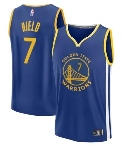 Buddy Hield Golden State Warriors Fast Break Replica Player Haut de gamme Jersey Icon Edition Royal