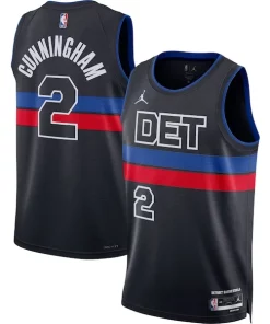 Cade Cunningham Detroit Pistons Jordan Brand Unisex Swingman Jersey Statement Edition Black Uniques
