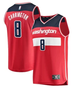 Carlton Carrington Washington Wizards Fast Break Replica Player Jersey Icon Edition Collectible Red