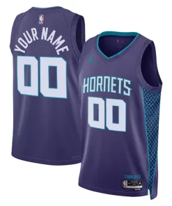 Charlotte Admirable Hornets Jordan Brand Unisex 2022/23 Swingman Custom Jersey Statement Edition Teal