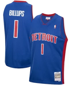 Chauncey Billups Detroit Pistons 2003/04 Hardwood Classics Swingman Jersey Royal Commémoratif