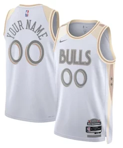 Chicago Bulls Nike Uniques Unisex 2024/25 Custom Swingman Jersey City Edition White