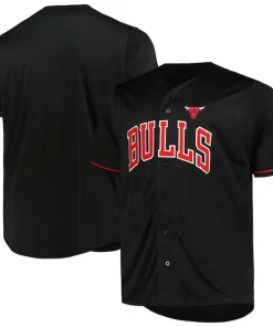 Chicago Bulls Profile Big Collectible & Tall Pop Jersey Black