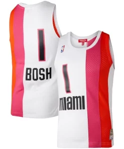 Chris Bosh Miami Heat Women's Hardwood Classics 2011/12 Stylish Swingman Jersey White