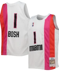 Chris Bosh Miami Heat Youth 2011/12 Incontournable Hardwood Classics Swingman Jersey White