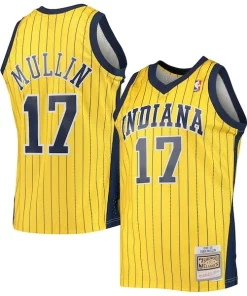 Chris Mullin Indiana Pacers Vibrant 1999/00 Hardwood Classics Swingman Jersey Gold