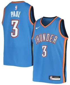 Chris Paul Oklahoma City Admirable Thunder Nike Youth Team Swingman Jersey Blue