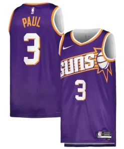 Chris Paul Phoenix Suns Luxueux Nike Unisex Swingman Jersey Icon Edition Purple/White