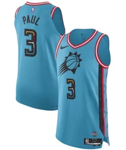 Chris Paul Phoenix Suns Nike 2022/23 Authentic Jersey City Edition Prime Turquoise