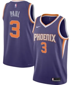 Chris Paul Phoenix Suns Nike Youth Swingman Exceptionnel Jersey Icon Edition Purple/White