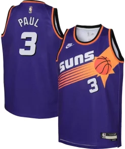 Chris Paul Prime Phoenix Suns Nike Youth 2022/23 Swingman Jersey Purple Classic Edition