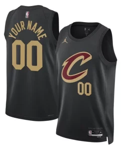 Cleveland Cavaliers Authentique Jordan Brand Unisex 2022/23 Swingman Custom Jersey Statement Edition Black