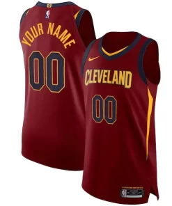 Cleveland Cavaliers Incontournable Nike Authentic Custom Jersey Wine Icon Edition