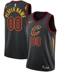 Cleveland Cavaliers Nike Swingman Custom Jersey Black Statement Edition Charming