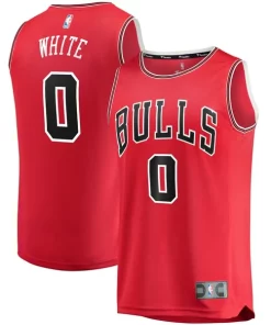 Coby White Chicago Bulls Youth Fast Break Replica Distingué Player Jersey Icon Edition Red