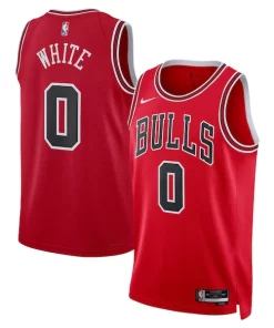 Coby White Chicago Splendide Bulls Nike Unisex Swingman Jersey Icon Edition Red