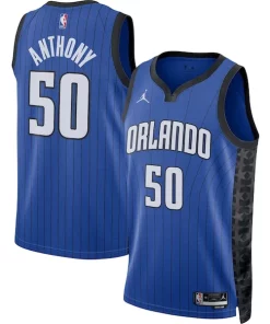 Cole Anthony Orlando Magic Jordan Brand Unisex Tendance Swingman Jersey Statement Edition Blue