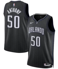 Cole Anthony Orlando Magic Nike Unisex Personalisable 2022/23 Swingman Jersey City Edition Black