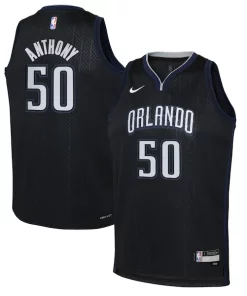 Cole Anthony Orlando Magic Nike Youth 2022/23 Swingman Jersey Élégant City Edition Black