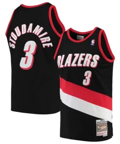 Damon Stoudamire Portland Trail Confortable Blazers 1999/00 Hardwood Classics Swingman Jersey Black