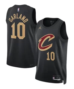 Darius Garland Cleveland Cavaliers Jordan Incontournable Brand Unisex Swingman Jersey Statement Edition Black