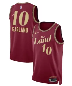 Darius Garland Cleveland Cavaliers Nike Unisex 2023/24 Swingman Splendide Jersey Wine City Edition