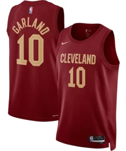 Darius Garland Cleveland Cavaliers Nike Unisex Swingman Jersey Icon Éclatant Edition Wine/White