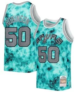 David Robinson San Antonio Spurs 1998/99 Galaxy Exclusif Swingman Jersey Teal